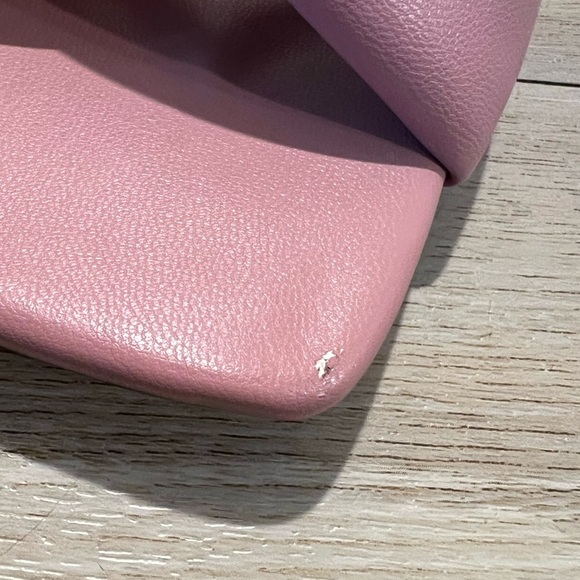 A New Day Clementine Pink Padded Crossband Heels Size 8 - Picture 8 of 9